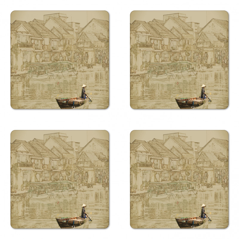 Vietnam Scenery Coaster Set Of Four