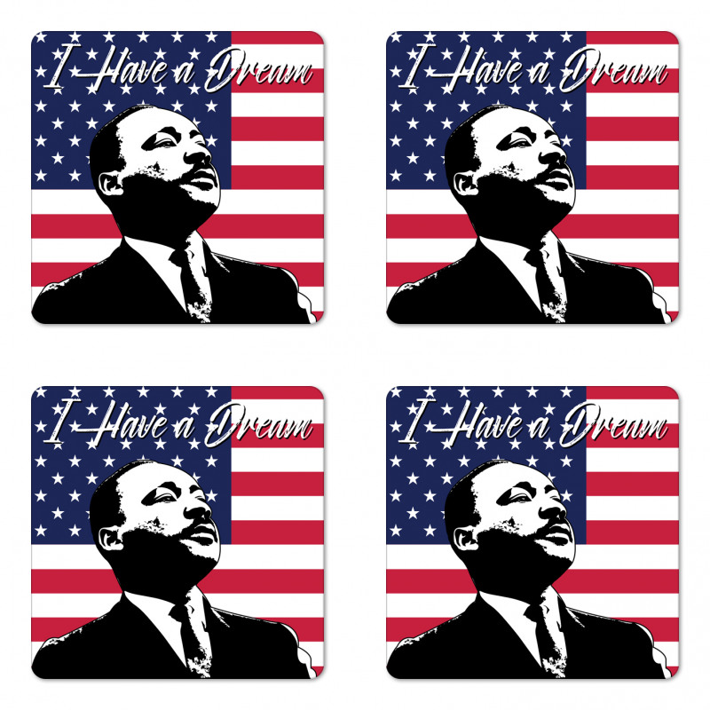 Martin Luther King Coaster Set Of Four