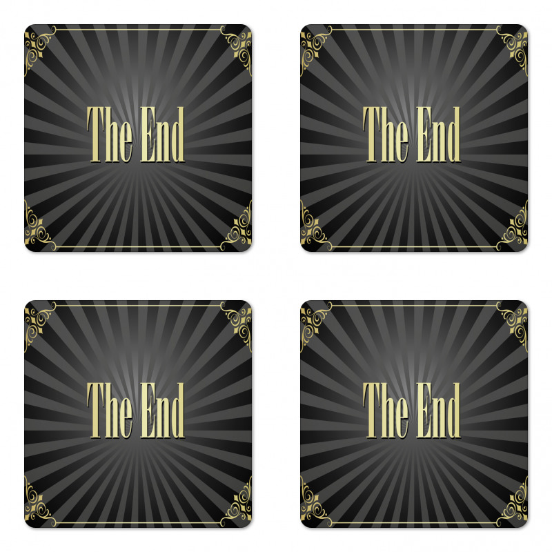 End Scene Coaster Set Of Four