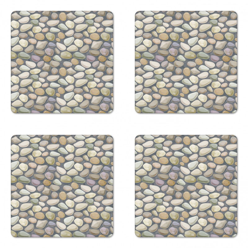 Pebble Stonewall Coaster Set Of Four