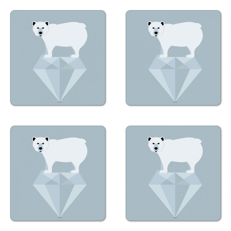 Geometric Animal Coaster Set Of Four