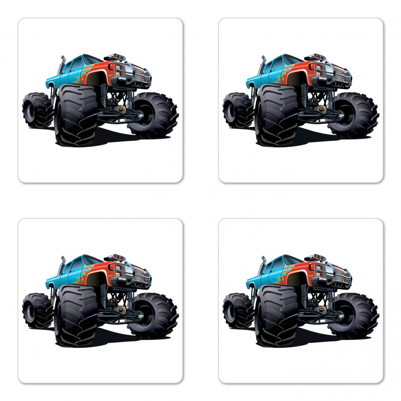 Offroad Sports Coaster Set Of Four