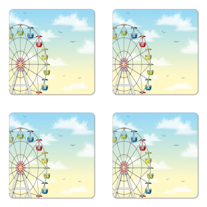 Colorful Cars Sky Coaster Set Of Four