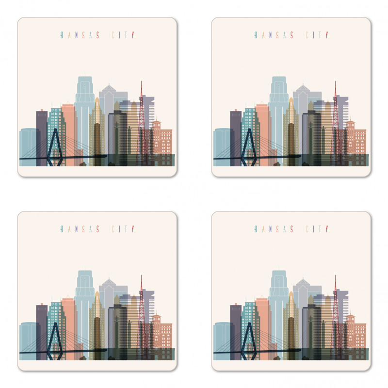 Missouri Landmarks Coaster Set Of Four