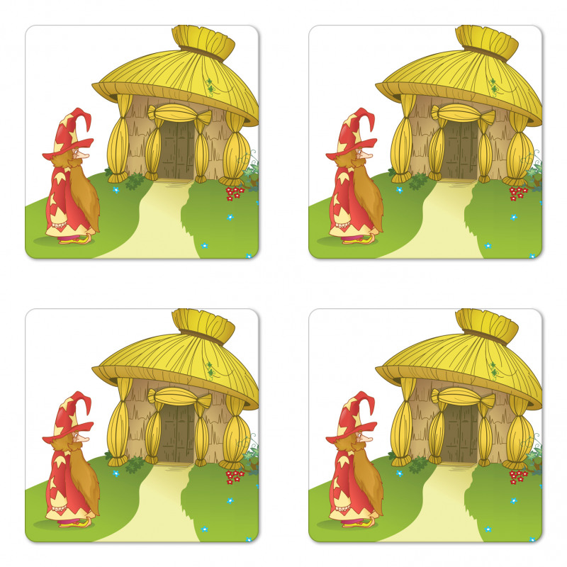 Fantasy Fairy Land Nursery Coaster Set Of Four