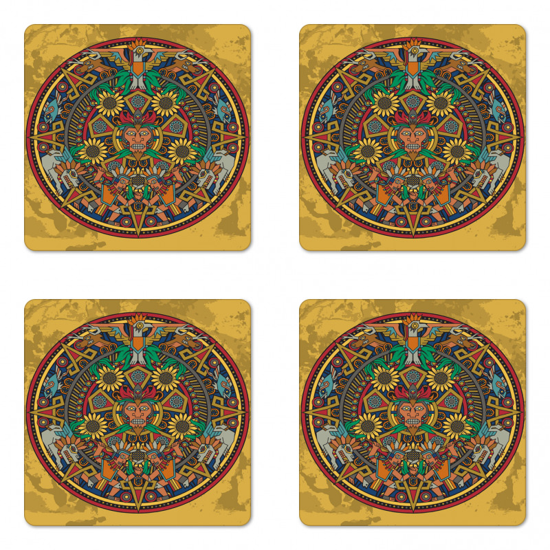 Symbolic Medallion Coaster Set Of Four