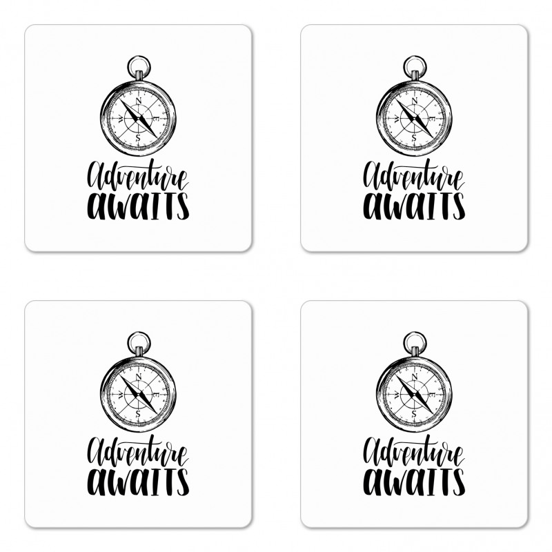 Marine Life Phrase Coaster Set Of Four