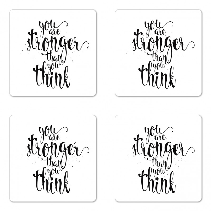 You are Stronger Wisdom Life Coaster Set Of Four