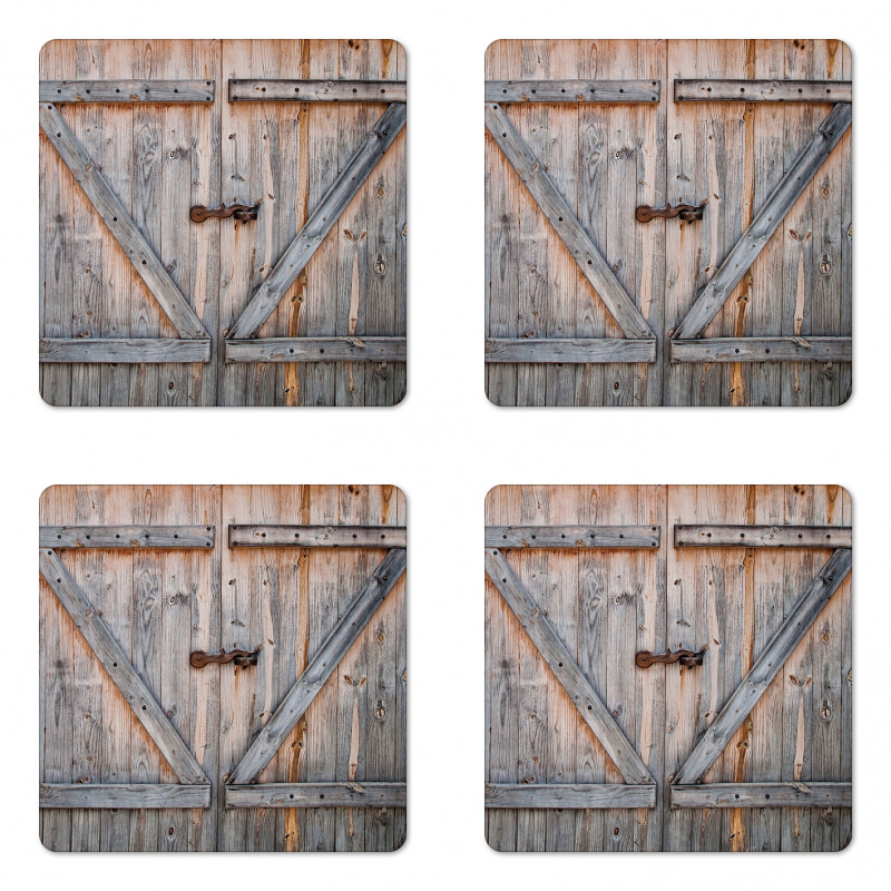 American Country Style Coaster Set Of Four