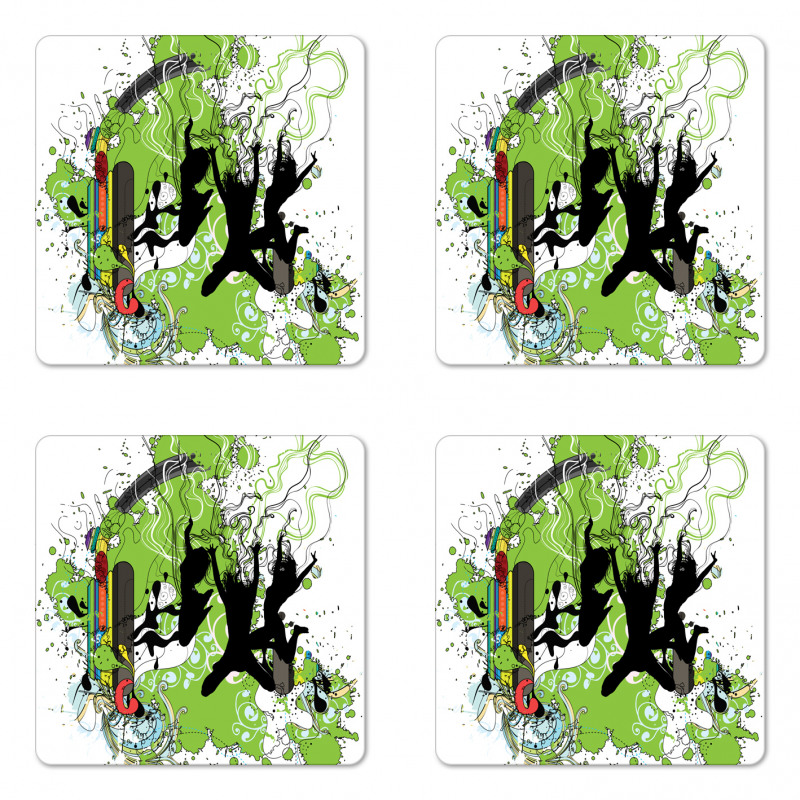 Girls and Boys Entertainment Coaster Set Of Four