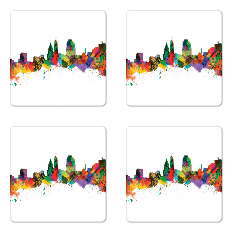 Strokes of a Paintbrush Coaster Set Of Four