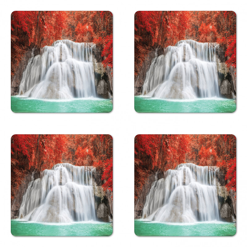 River in the Fall Coaster Set Of Four