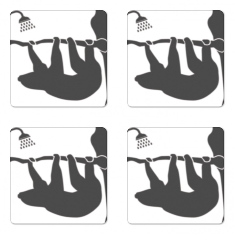Animal Silhouette Shower Coaster Set Of Four