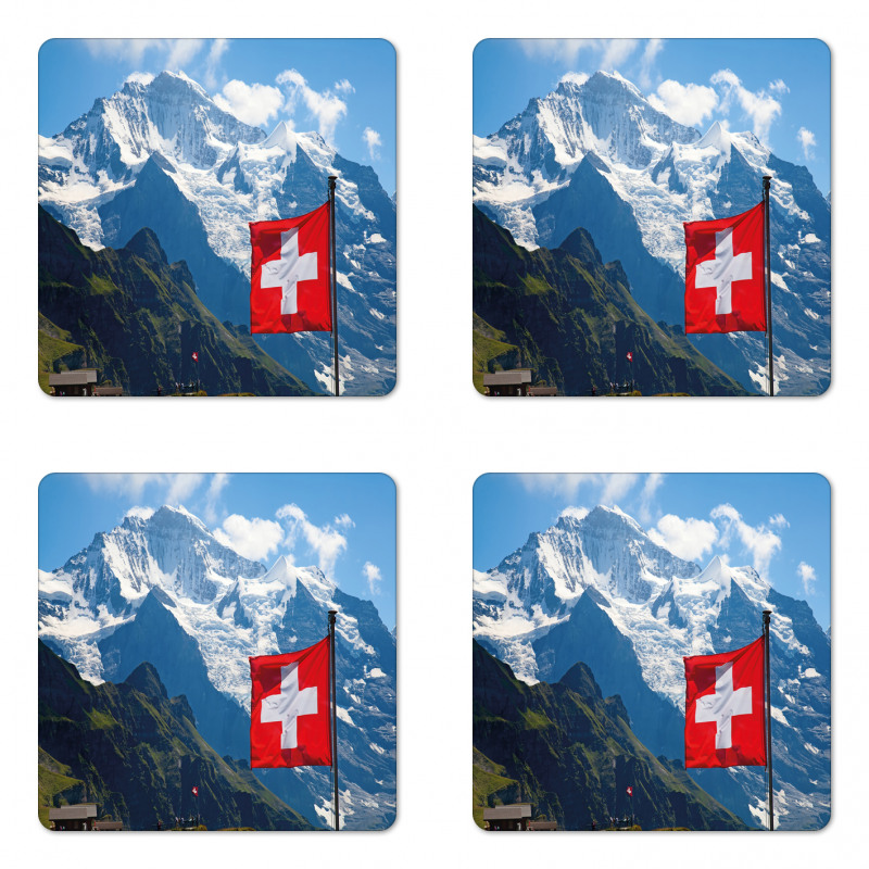 Mannlichen Jungfrau Coaster Set Of Four