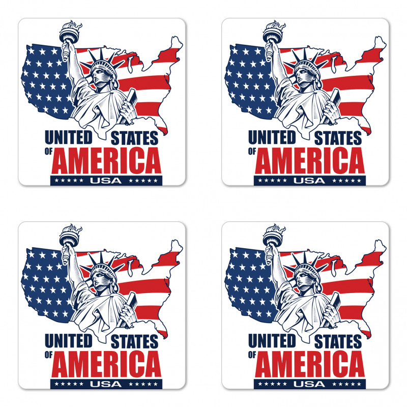 Liberty NYC USA Coaster Set Of Four