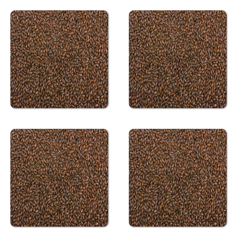 Chocolate Malt Barley Coaster Set Of Four