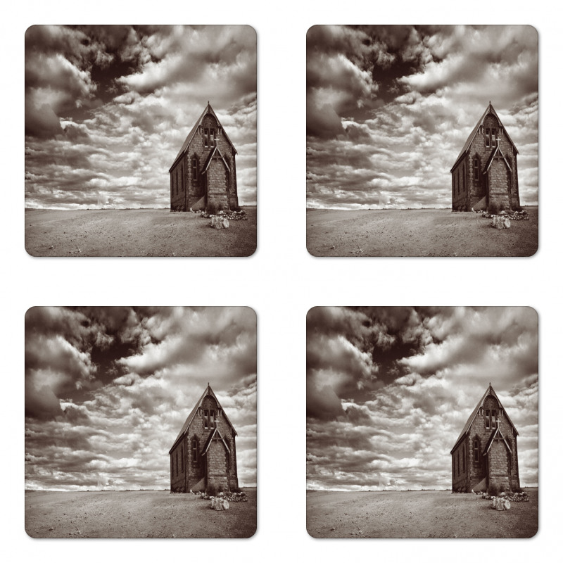 Ruined Building Coaster Set Of Four