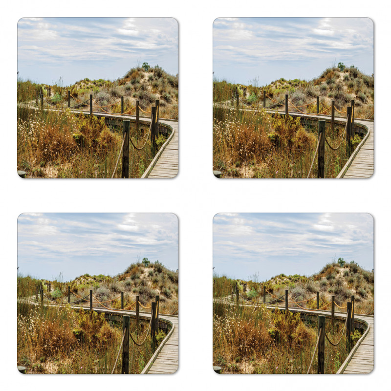 Boardwalk in Dunes Coaster Set Of Four