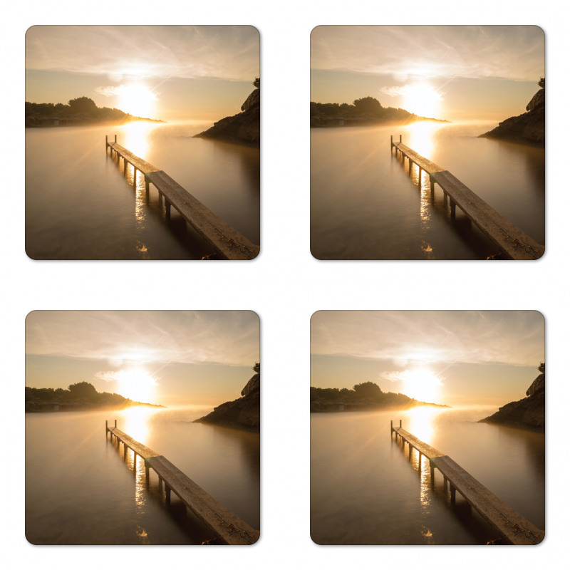 Ibiza Sunrise Spain Coaster Set Of Four