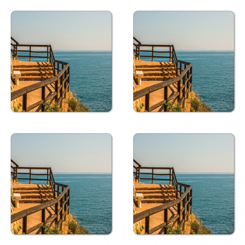 Promenade Sea Coast Coaster Set Of Four