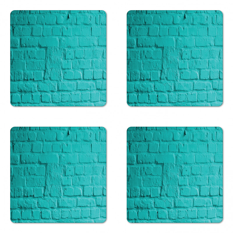 Turquoise Rough Wall Coaster Set Of Four