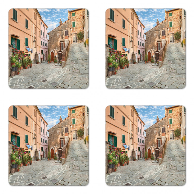 Castagneto Carducci Coaster Set Of Four