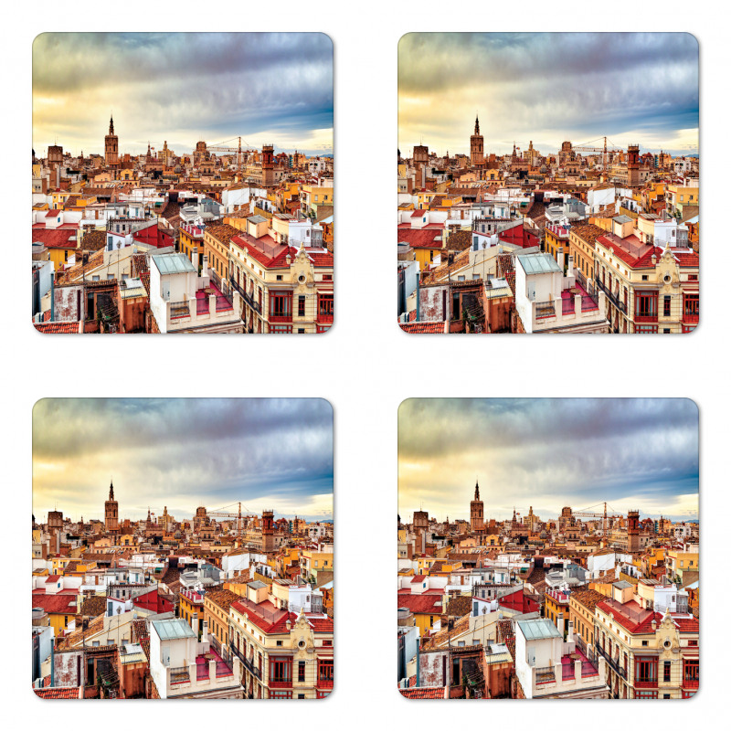 Valencia Spain View Coaster Set Of Four