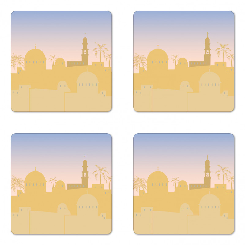 Jerusalem Israel Coaster Set Of Four