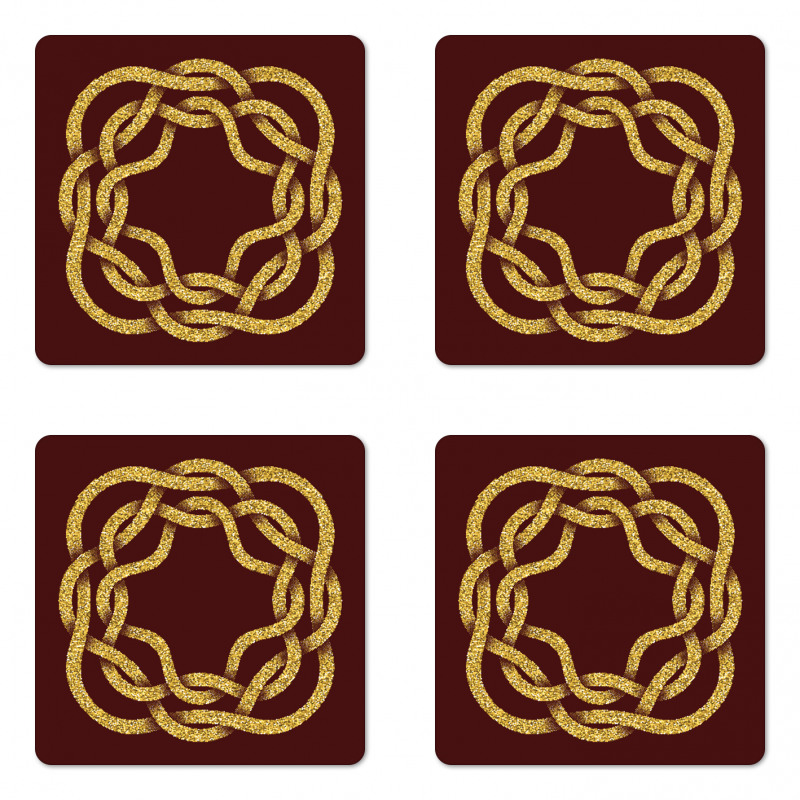 Braid Octagonal Coaster Set Of Four