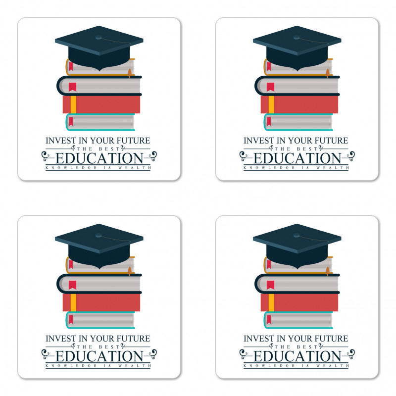 Education Inspirational Coaster Set Of Four