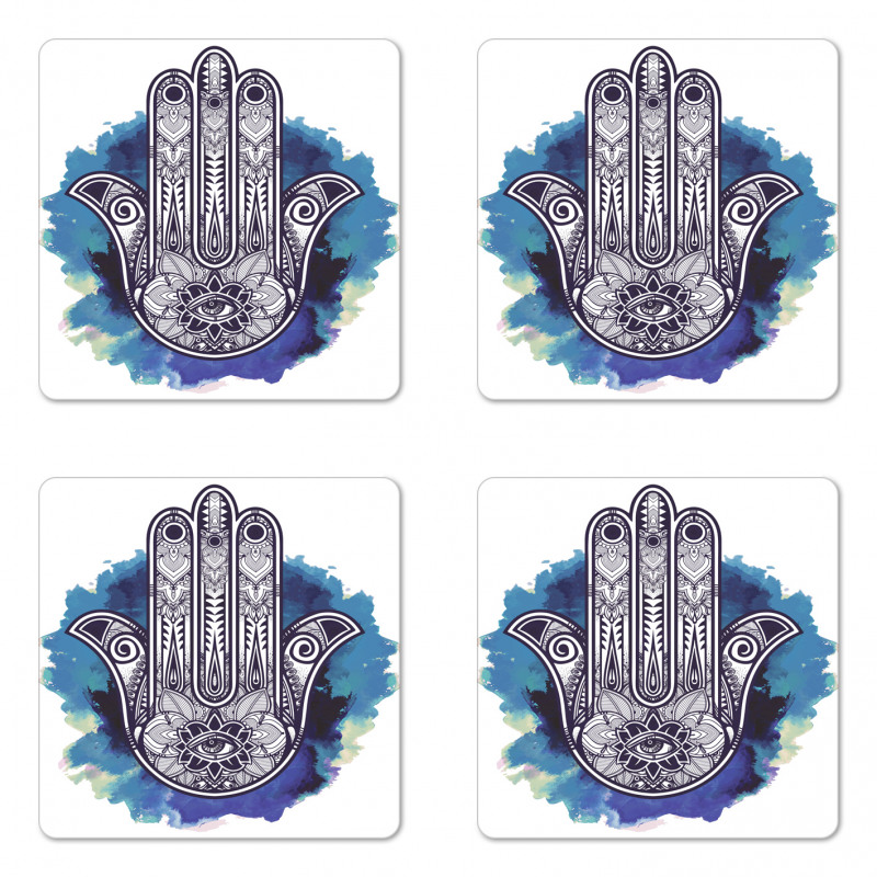 Culture Motif Creative Art Coaster Set Of Four