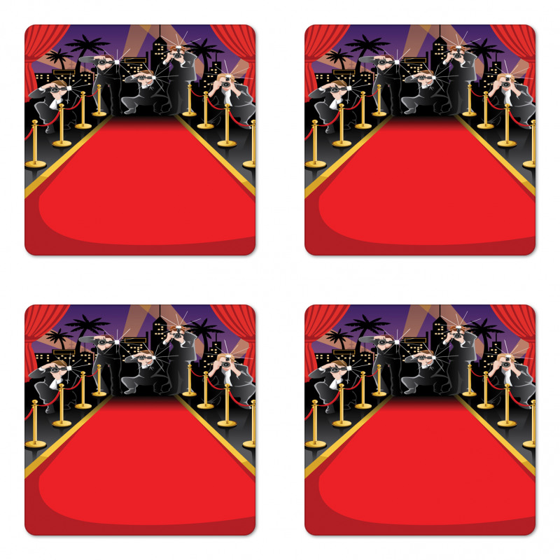 Photographers Red Carpet Coaster Set Of Four