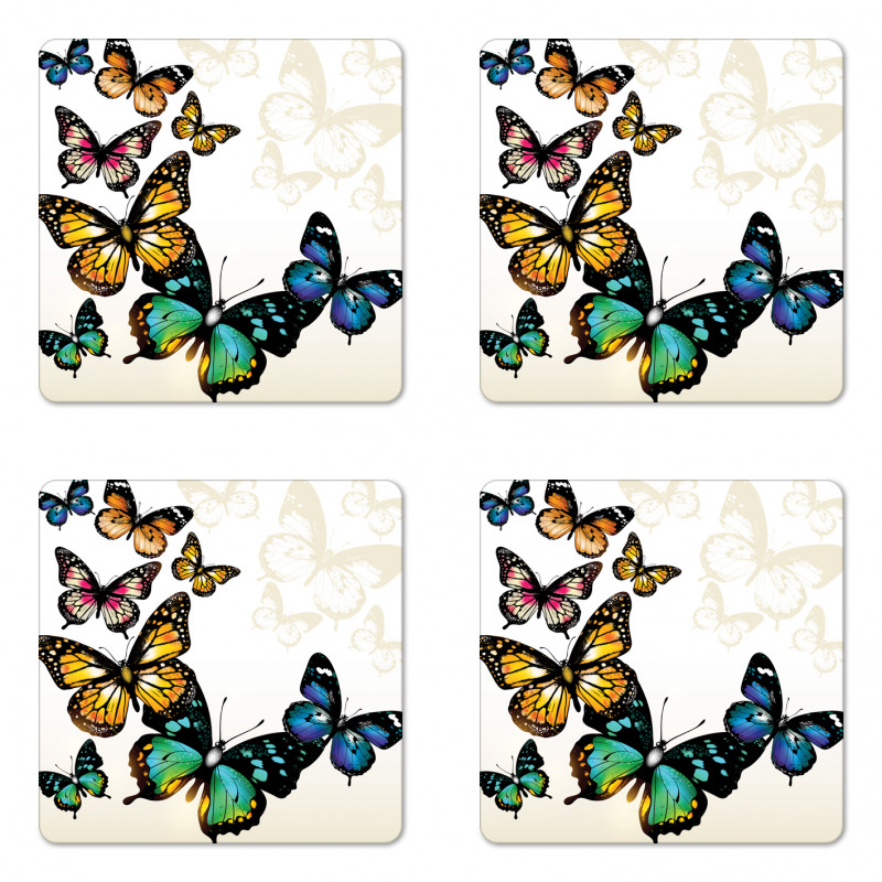 Monarch Shades Ombre Coaster Set Of Four