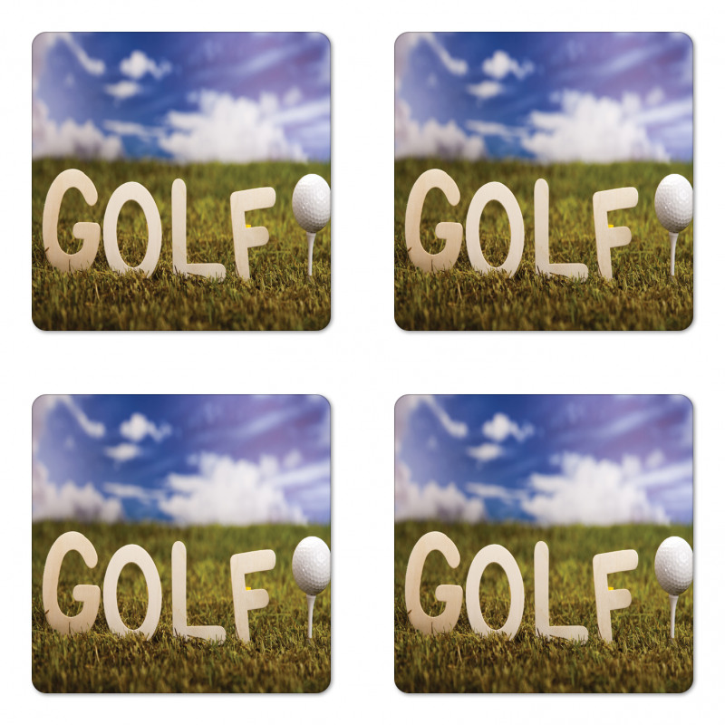 Retirement Sports Activity Coaster Set Of Four