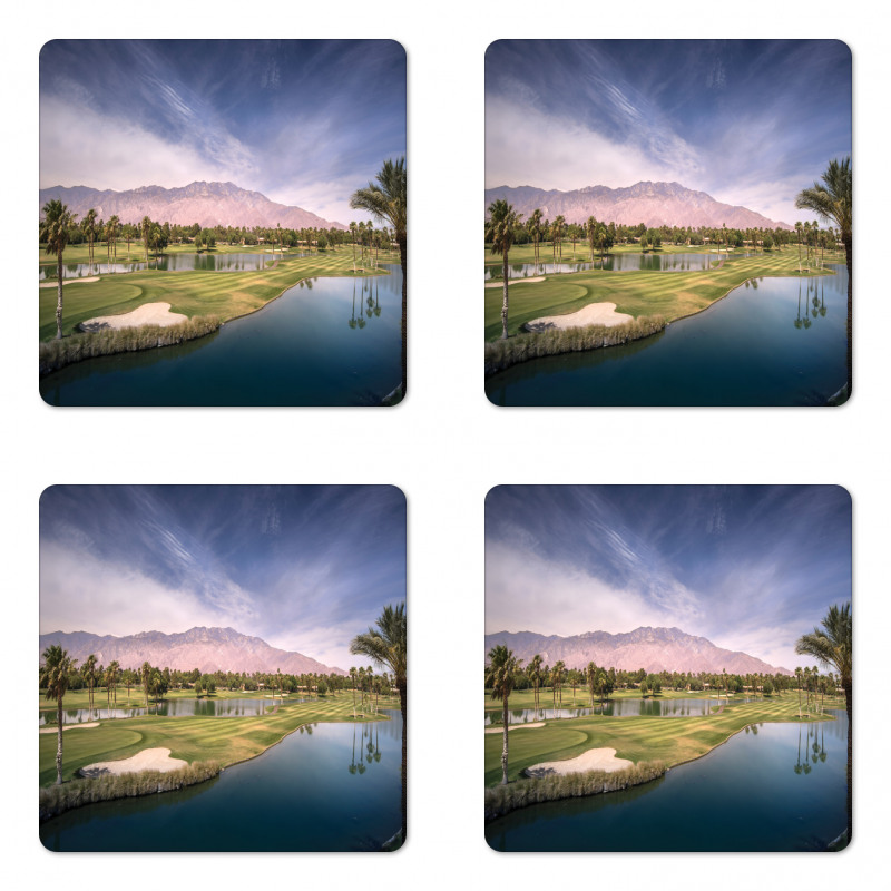 Picturesque Landscape of Chino Coaster Set Of Four