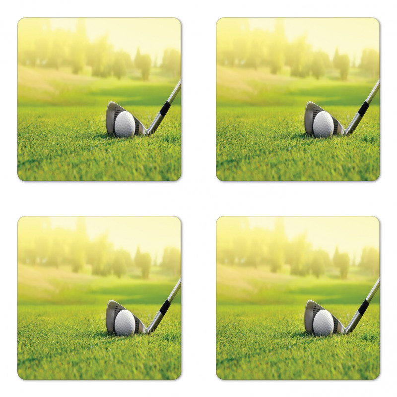 Sunrise Sportive Morning Time Coaster Set Of Four