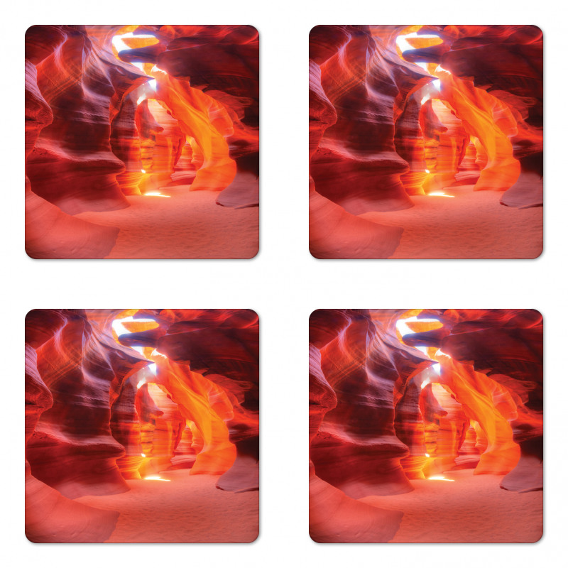 Sunbeam Antelope Canyon Coaster Set Of Four