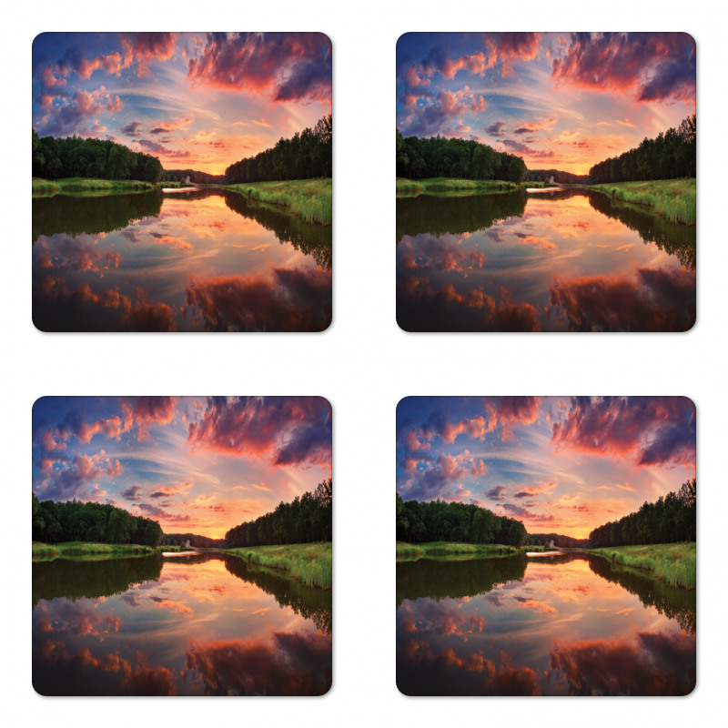 Ukraine Scenic Panorama Coaster Set Of Four