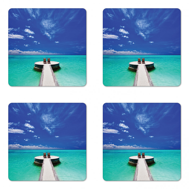 Lagoon Honeymoon Sea Coaster Set Of Four