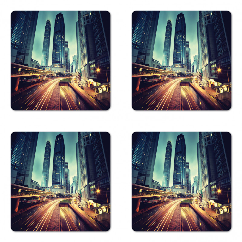 Traffic Hong Kong City Coaster Set Of Four