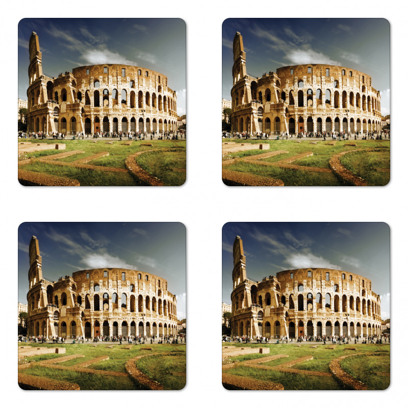 Monument Ruins Coaster Set Of Four