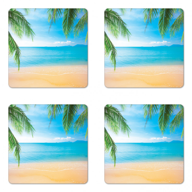 Exotic Lagoon Sand Ocean Coaster Set Of Four