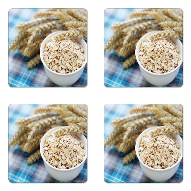 Bowl Full of Oats Photo Coaster Set Of Four