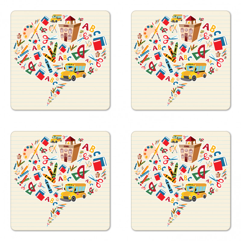 Speech Bubble from Tools Coaster Set Of Four