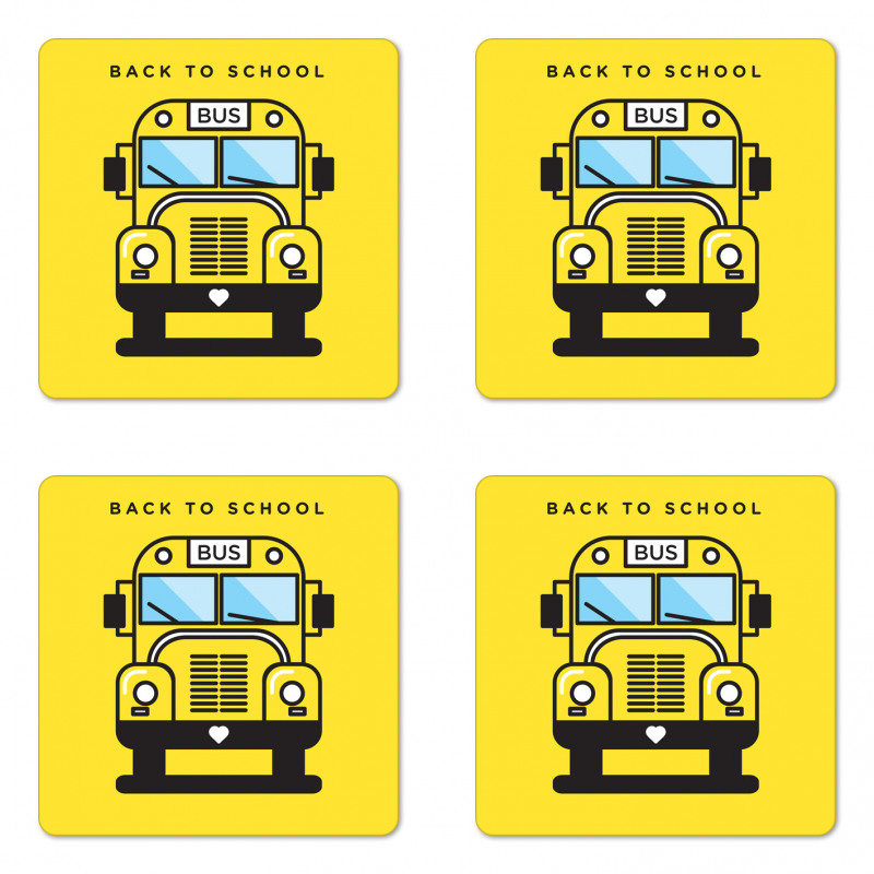 Funky Vehicle Graphic Coaster Set Of Four