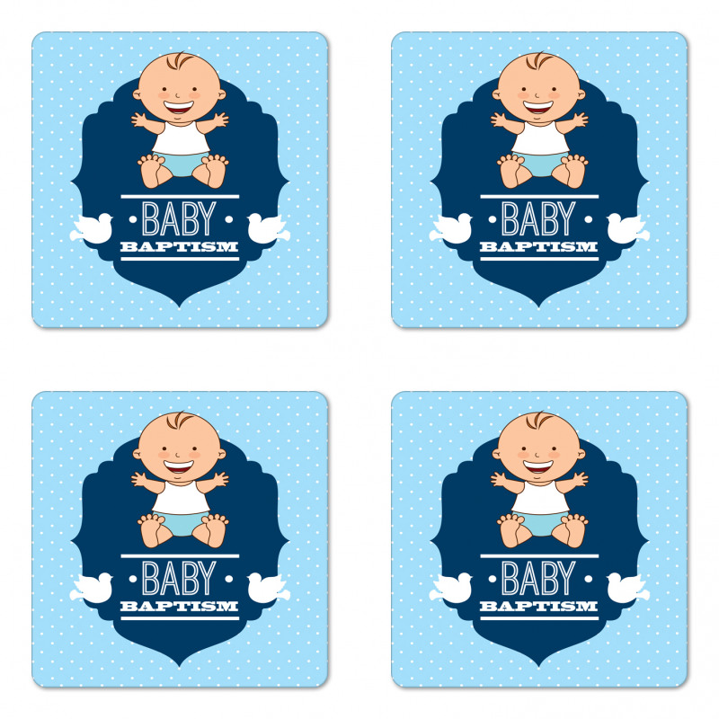 Baby Boy Coaster Set Of Four