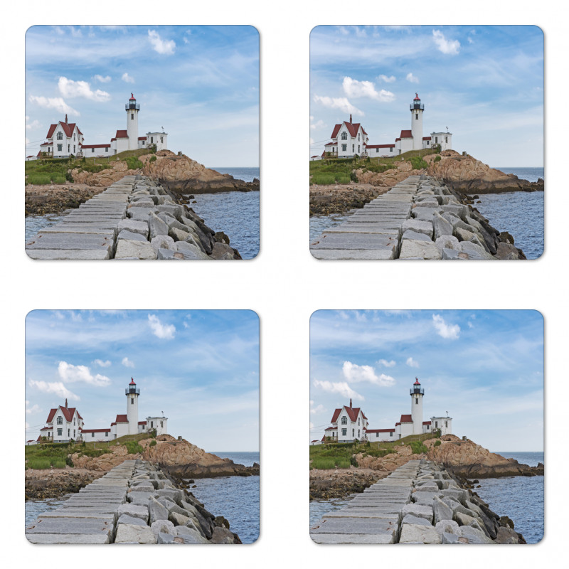 Coastal Harbor Side Coaster Set Of Four