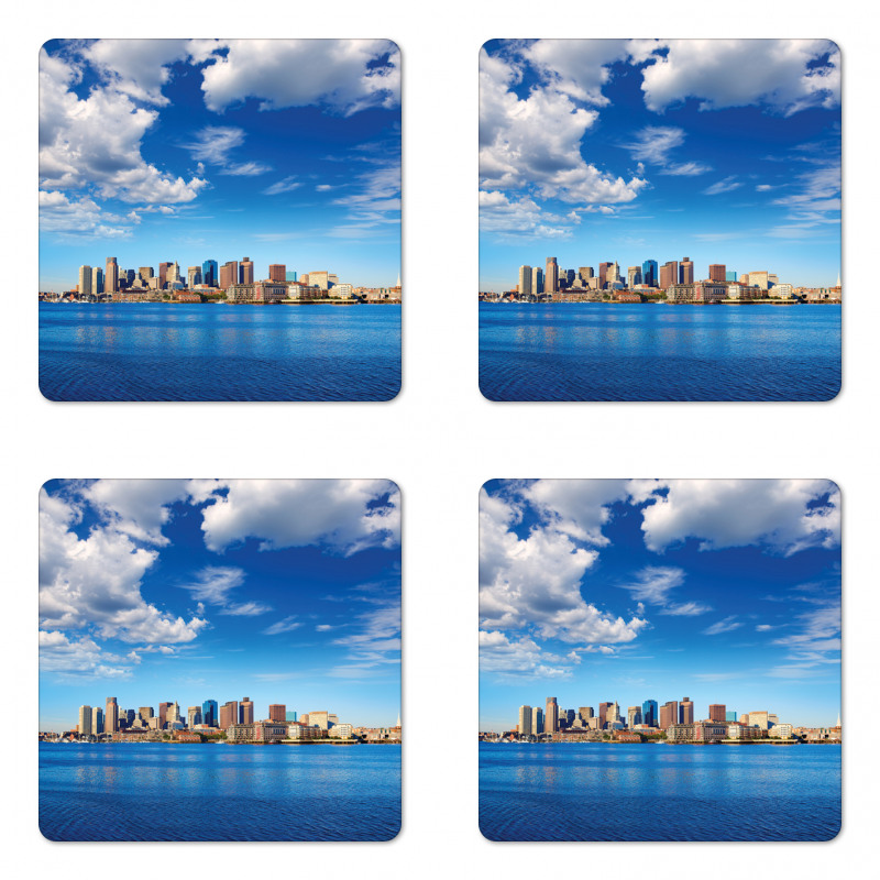 Skyline of Boston Coaster Set Of Four