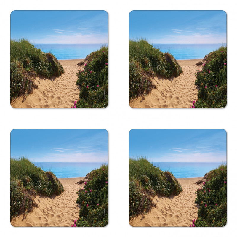 Herring Cove Beach Coaster Set Of Four