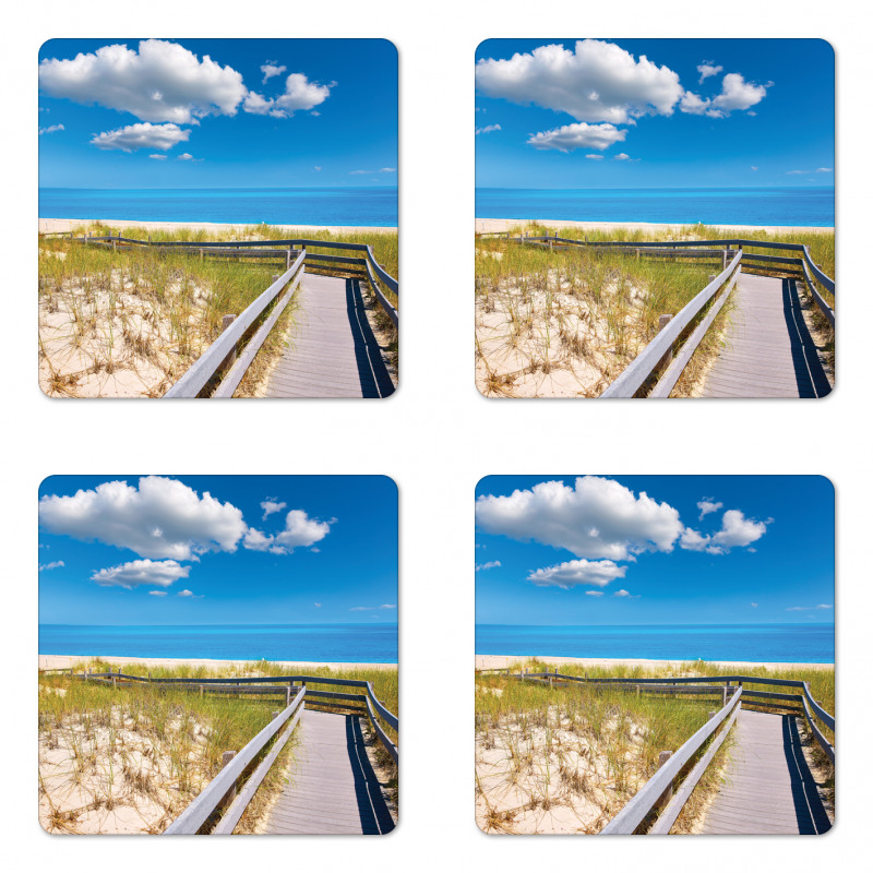 Sandy Neck Beach USA Coaster Set Of Four